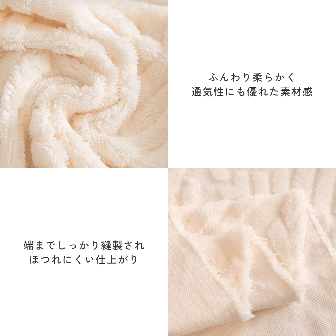 北欧スタイルリーフ柄ソファカバー
