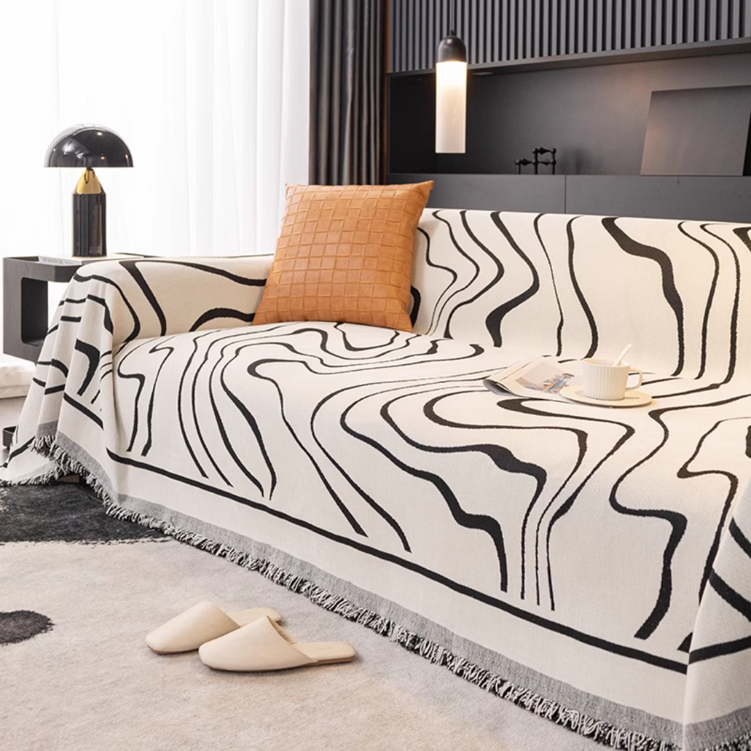 モノトーンアーバンモードソファーカバー