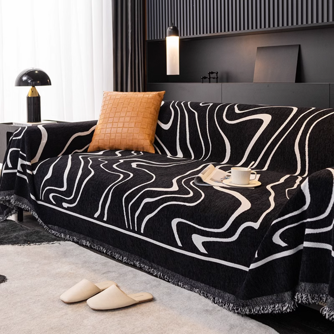 モノトーンアーバンモードソファーカバー