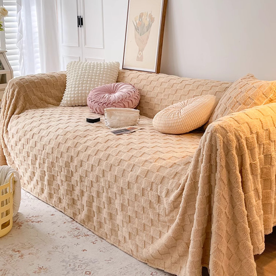 エアリーブロックソファカバー