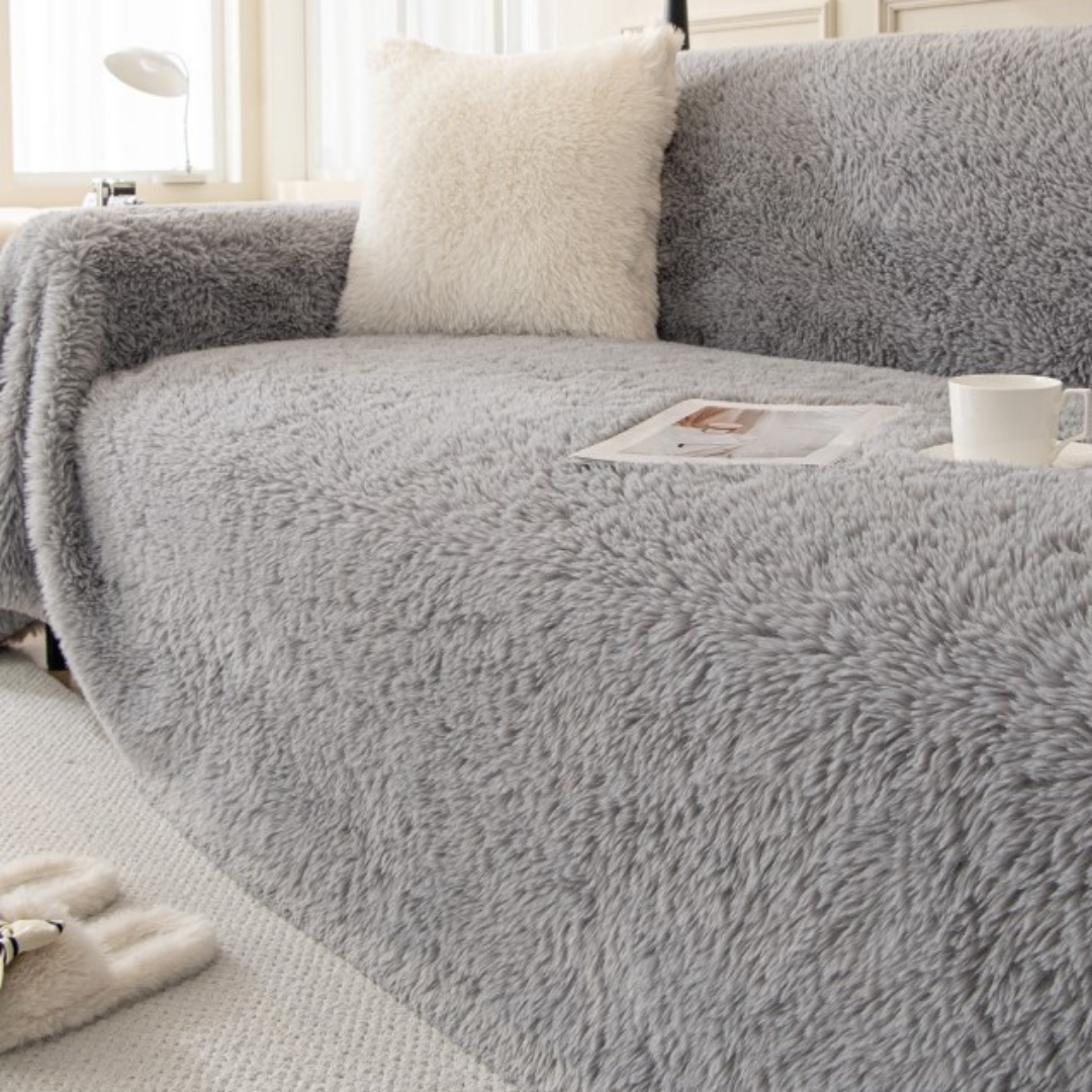 韓国風クラウドリラックスソファカバー〔滑り止め付き〕