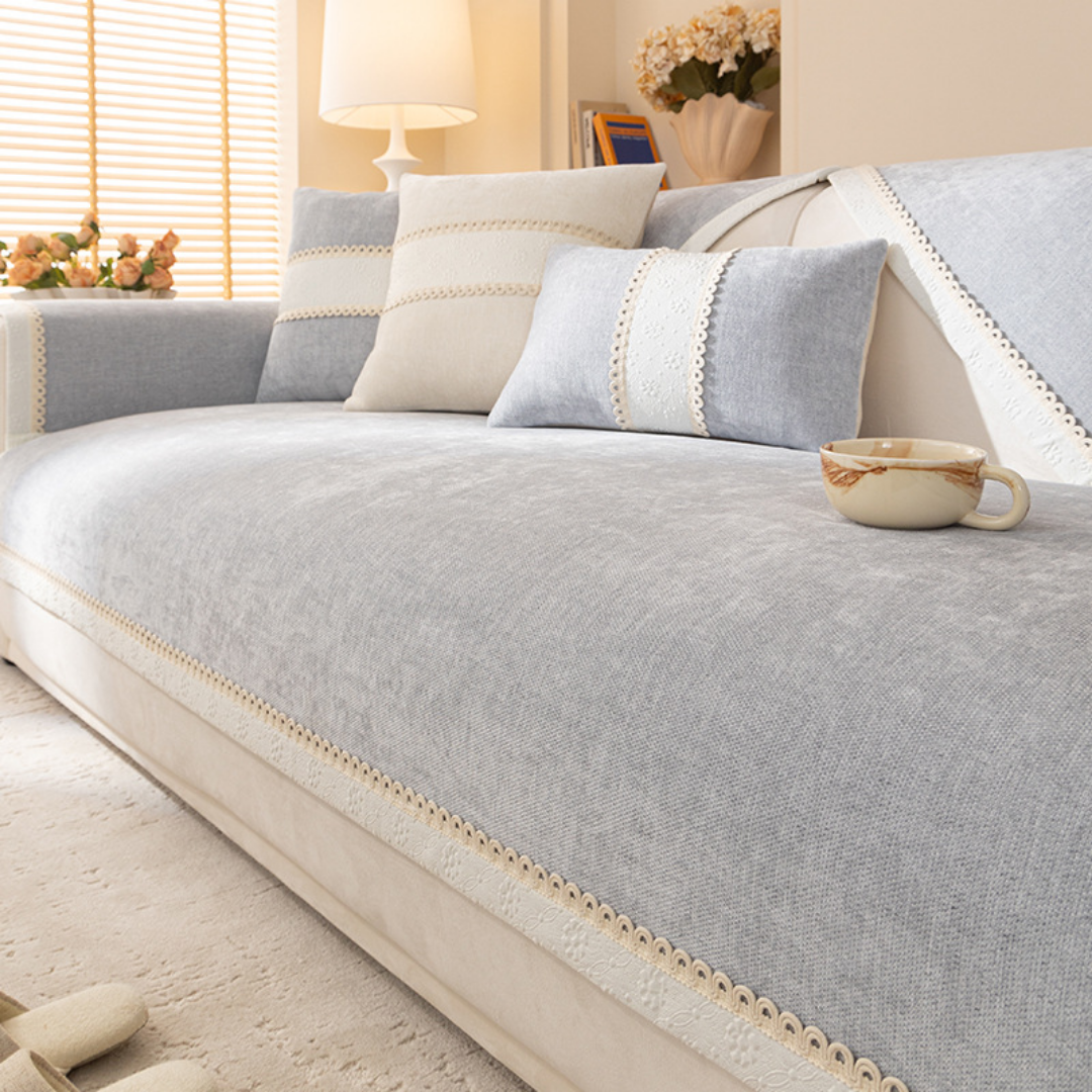 ロワイヤルグレースソファカバー〔滑り止め付き〕