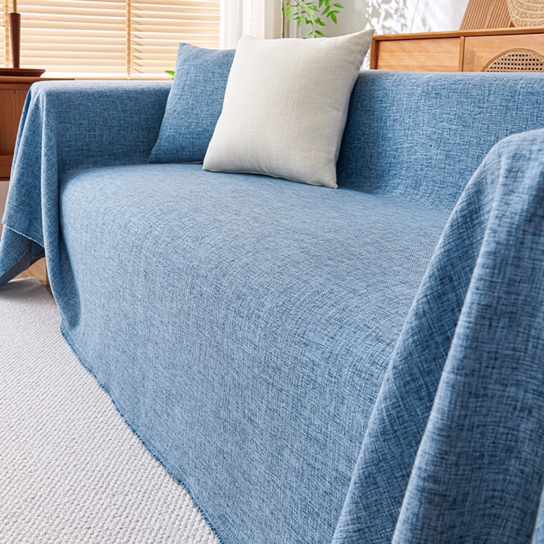 メランジュテクスチャソファカバー