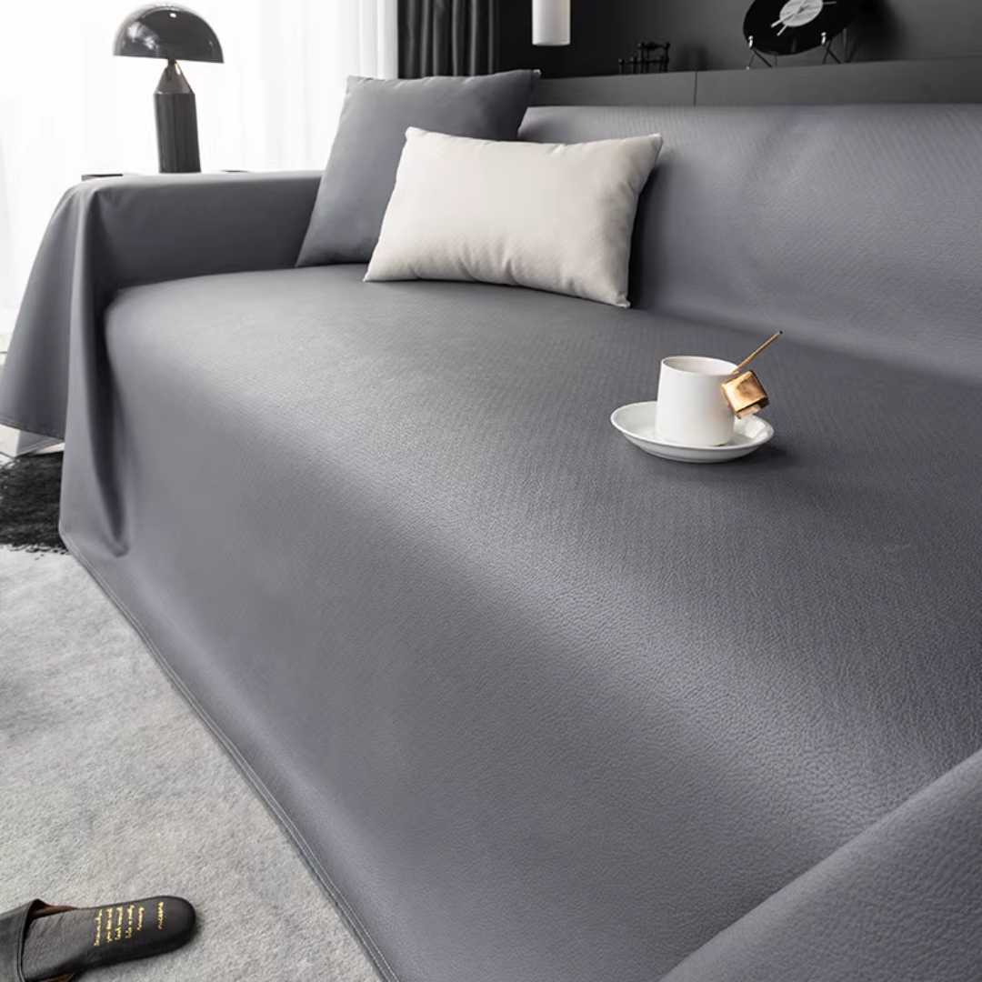 モダンレザータッチソファカバー〔防水対応〕
