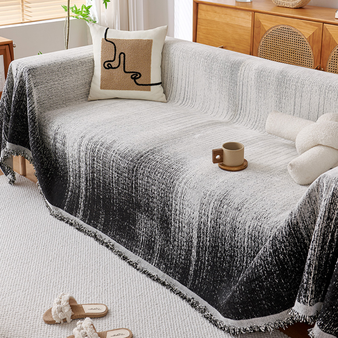 モードグラデーションソファカバー