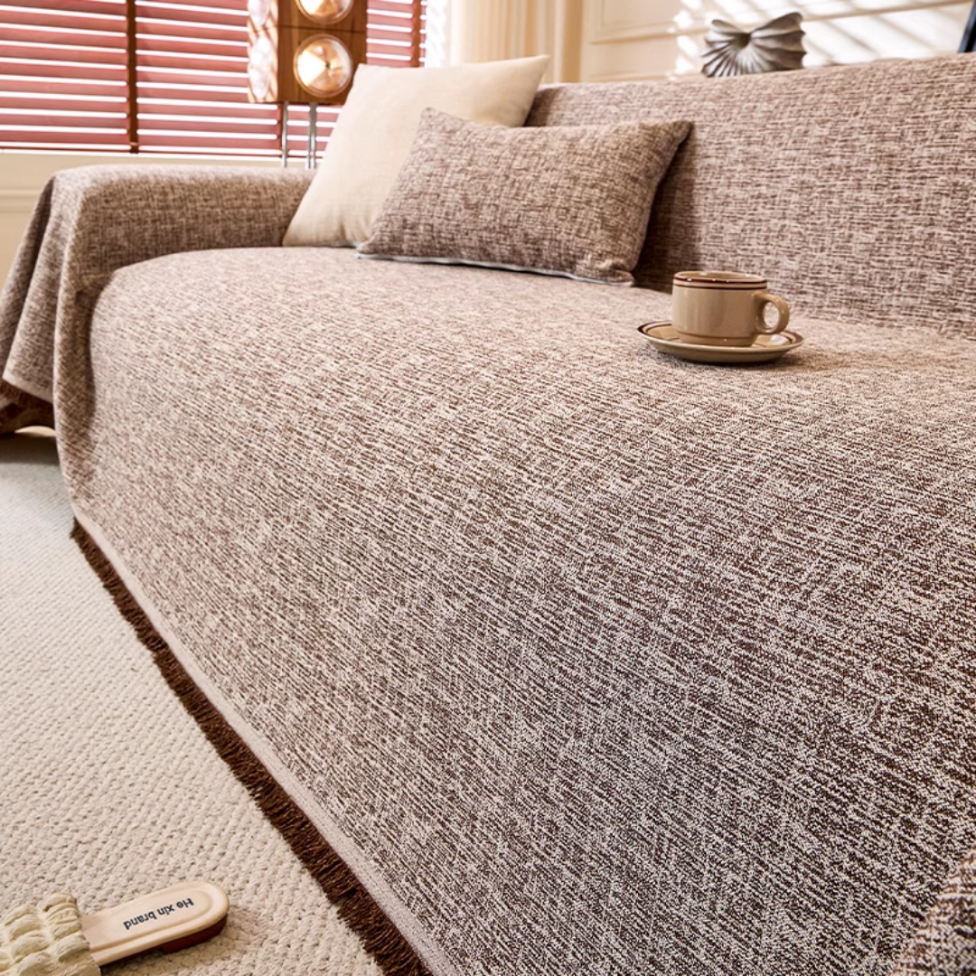 ナチュラルウーブンソファカバー