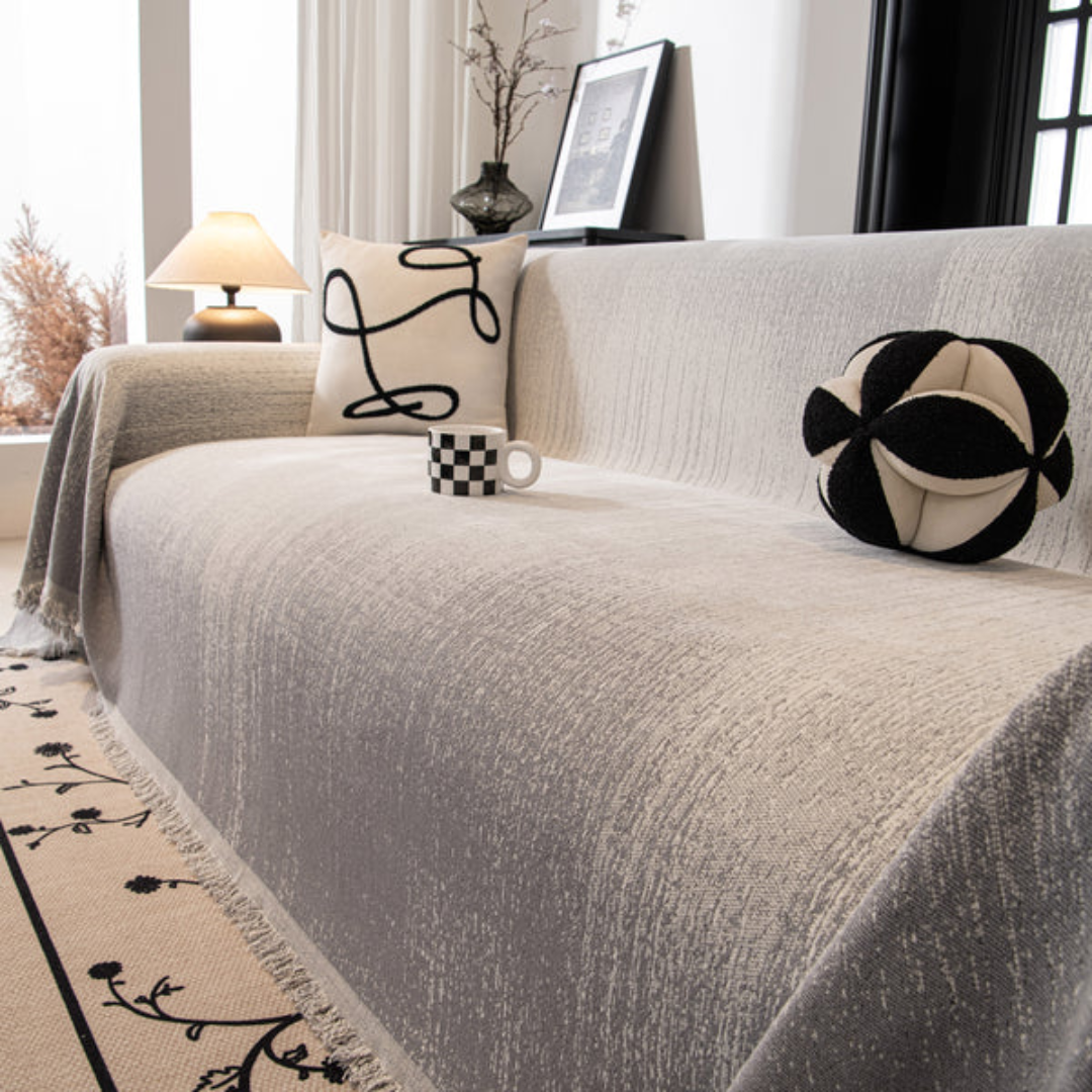 モードグラデーションソファカバー