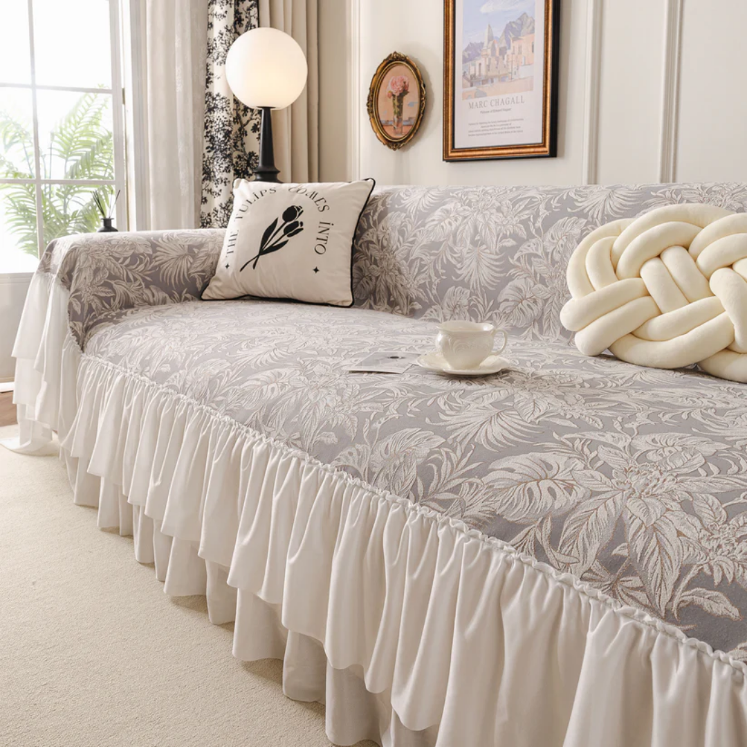 ブランフリルクラシカルソファカバー