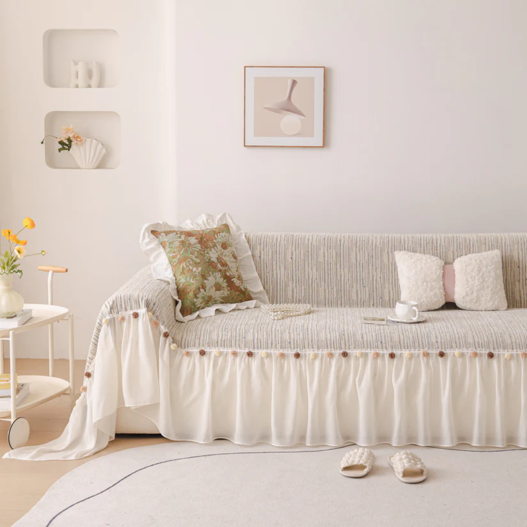 フリル付き(ソファカバー)