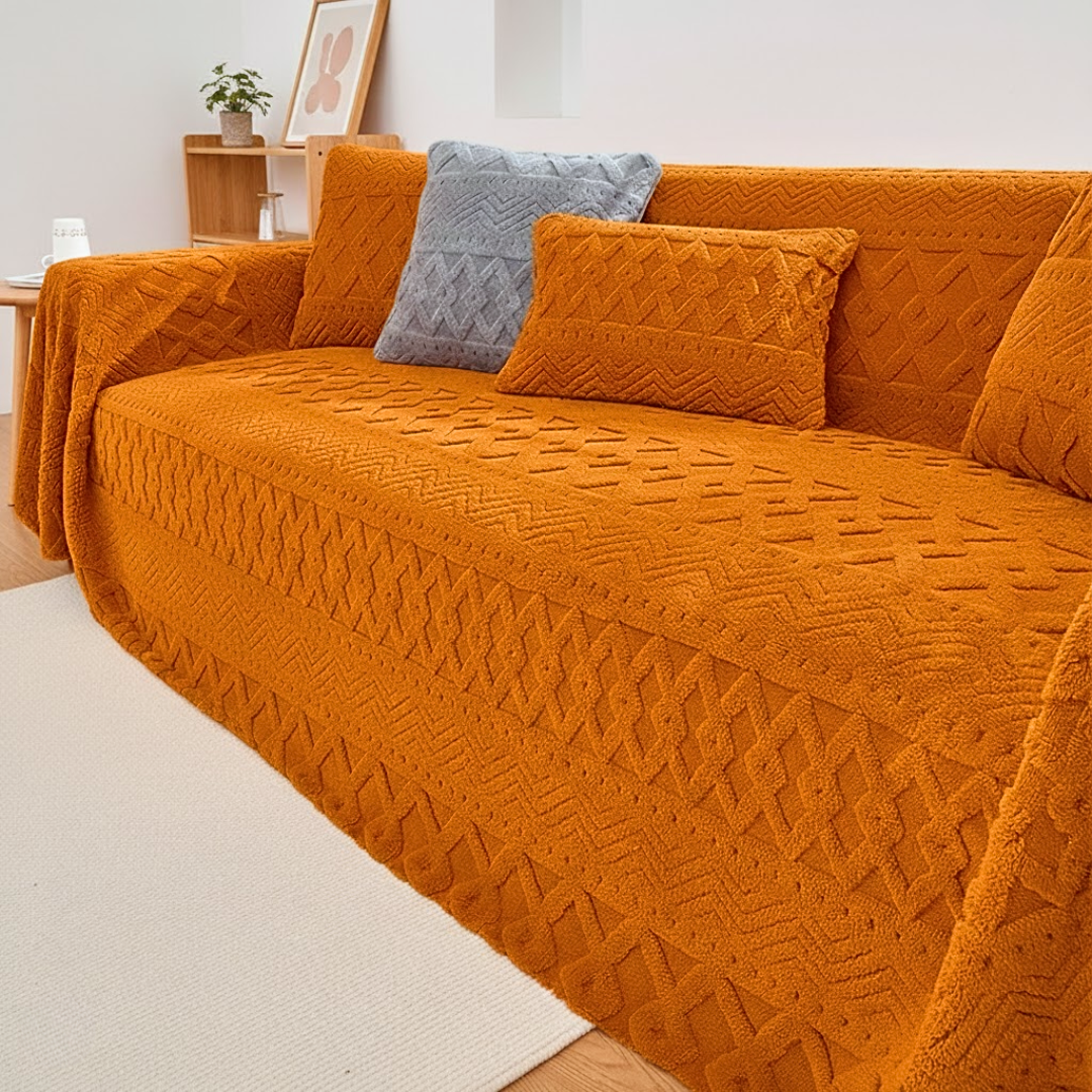 北欧スタイルジャカードソファカバー