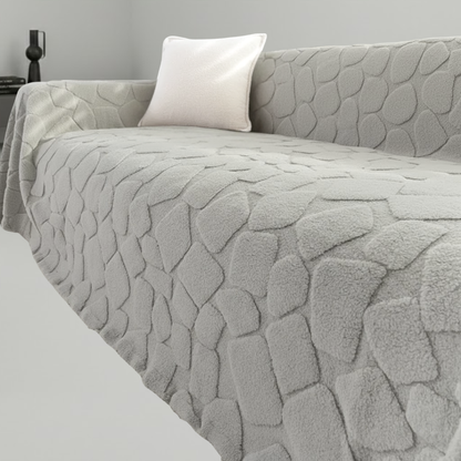 ストーンタッチエンボスソファカバー