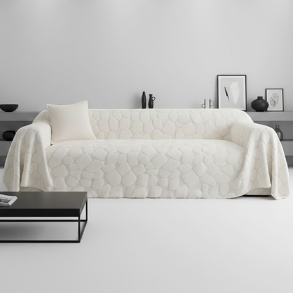 ストーンタッチエンボスソファカバー