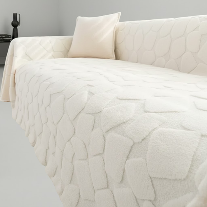 ストーンタッチエンボスソファカバー