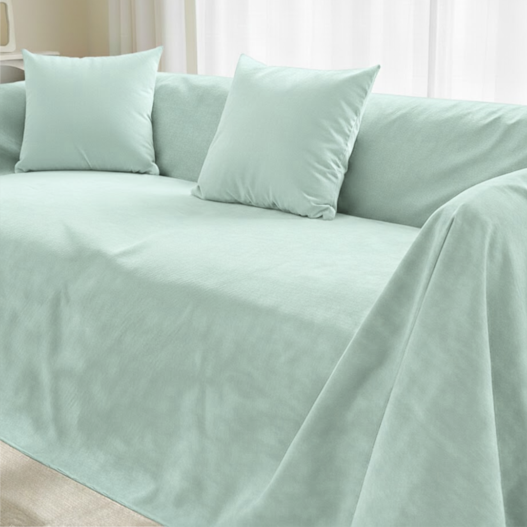 ピュアスムースソファカバー〔防水対応 / 滑り止め付き〕