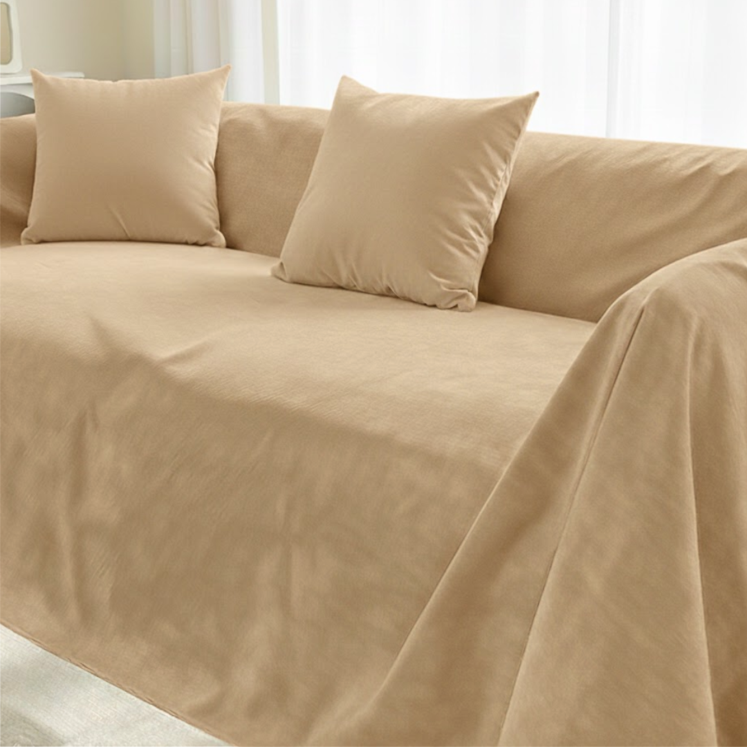 ピュアスムースソファカバー〔防水対応 / 滑り止め付き〕