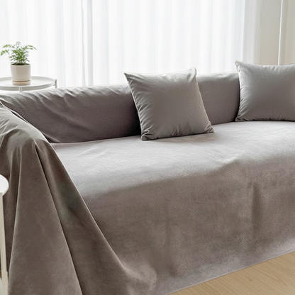 ピュアスムースソファカバー〔防水対応 / 滑り止め付き〕