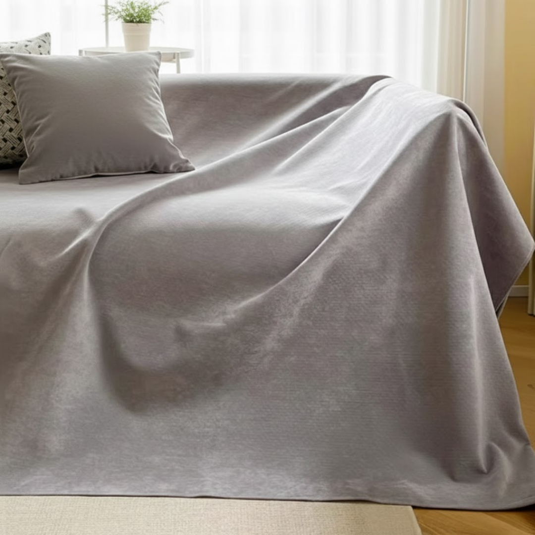 ピュアスムースソファカバー〔防水対応 / 滑り止め付き〕