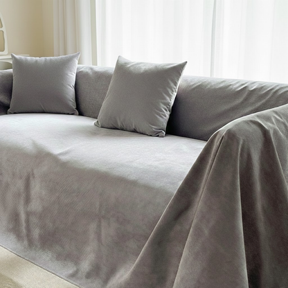 ピュアスムースソファカバー〔防水対応 / 滑り止め付き〕