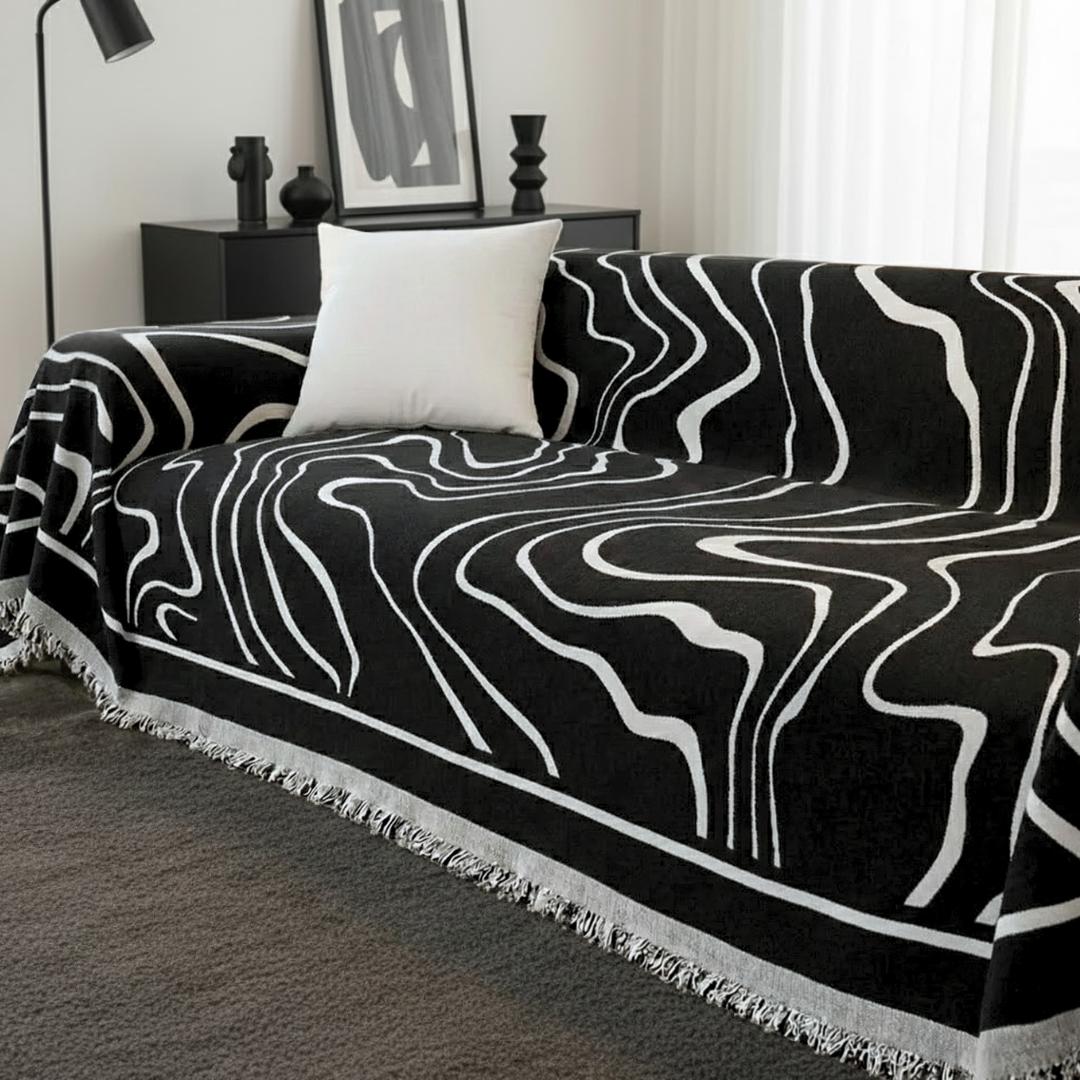 モノトーンアーバンモードソファーカバー