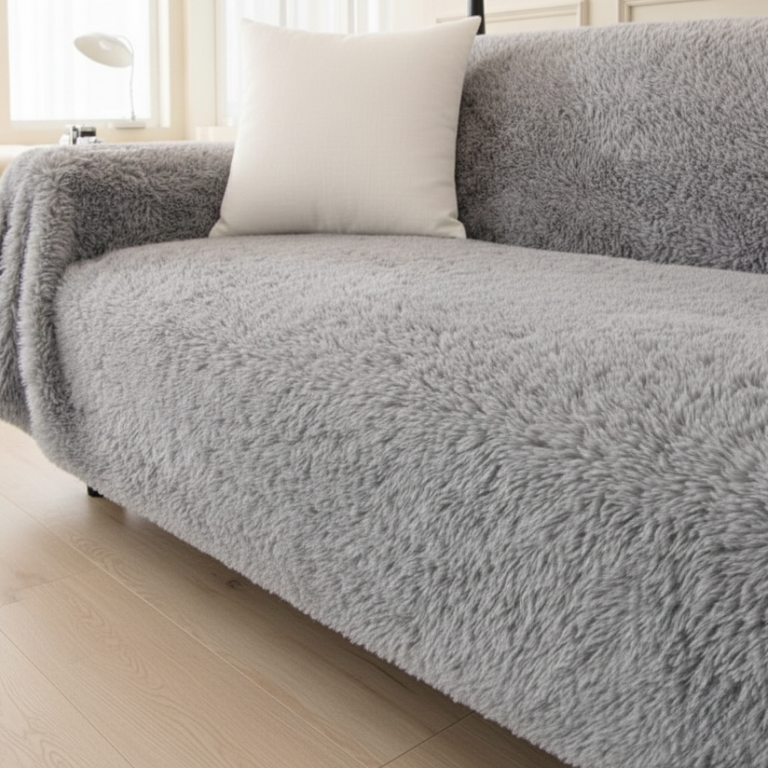 韓国風クラウドリラックスソファカバー〔滑り止め付き〕