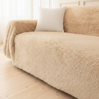 韓国風クラウドリラックスソファカバー〔滑り止め付き〕