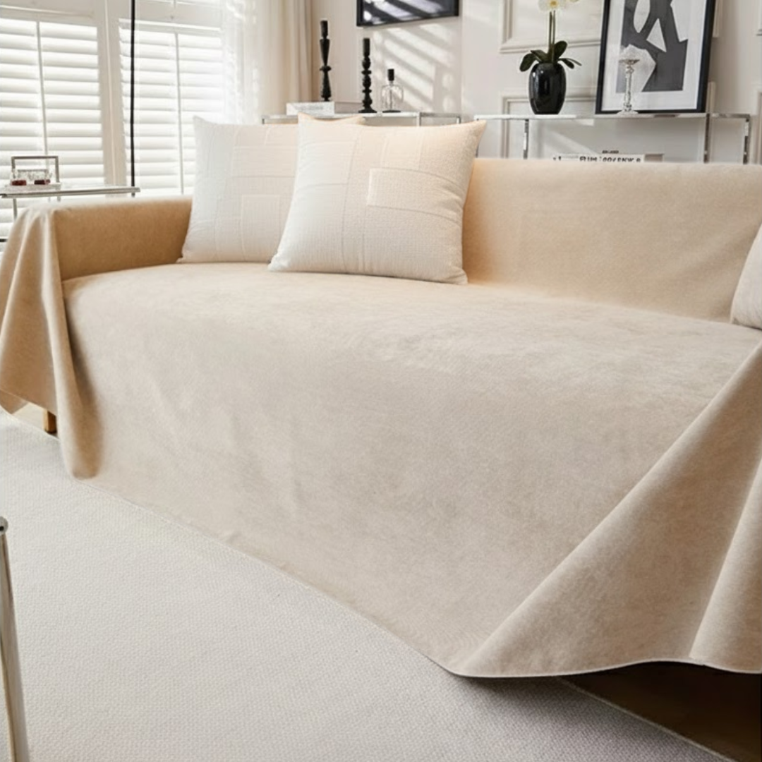 モダンナチュラルソファカバー〔防水対応 / 滑り止め付き〕