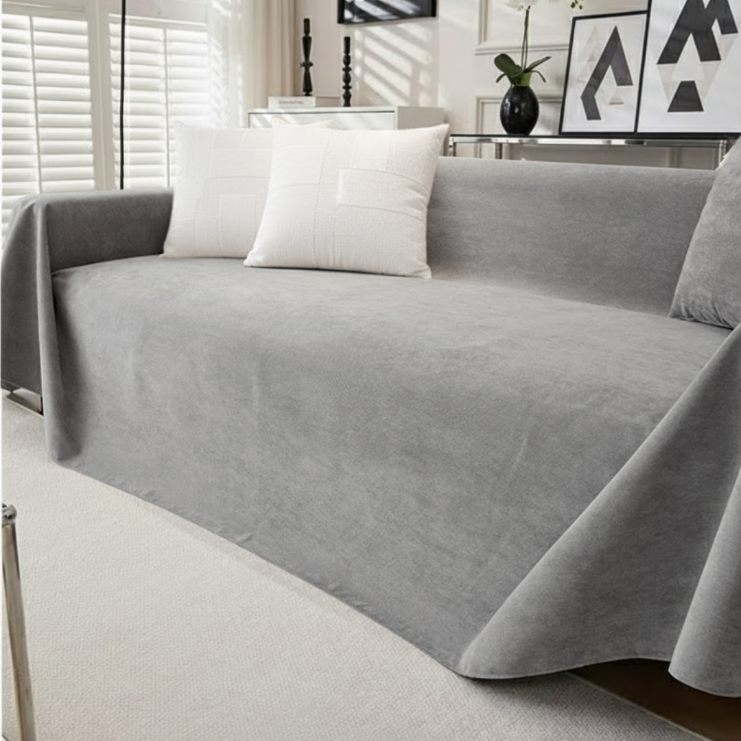 モダンナチュラルソファカバー〔防水対応 / 滑り止め付き〕