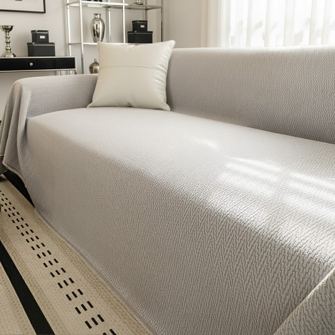 ノーブルシェブロンソファカバー