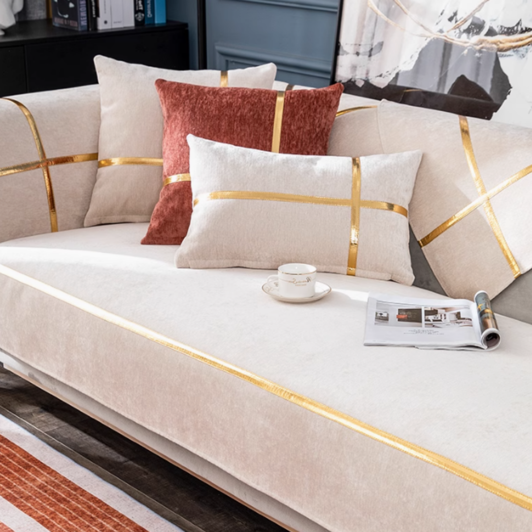 ゴールドラインエレガントソファカバー〔滑り止め付き〕 – SOFA DECO ゴールドラインエレガントソファカバー〔滑り止め付き〕 – SOFA DECO