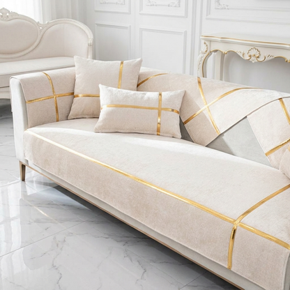 ゴールドラインエレガントソファカバー〔滑り止め付き〕