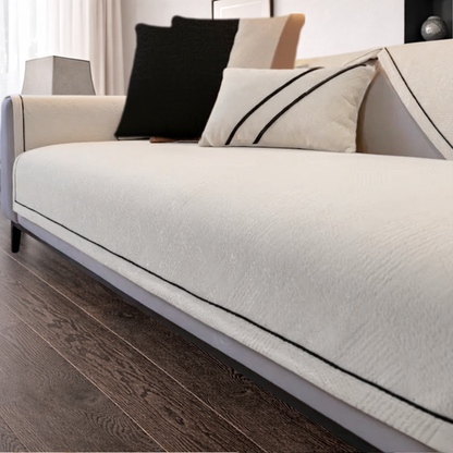 モダンレイヤーソファカバー〔滑り止め付き〕