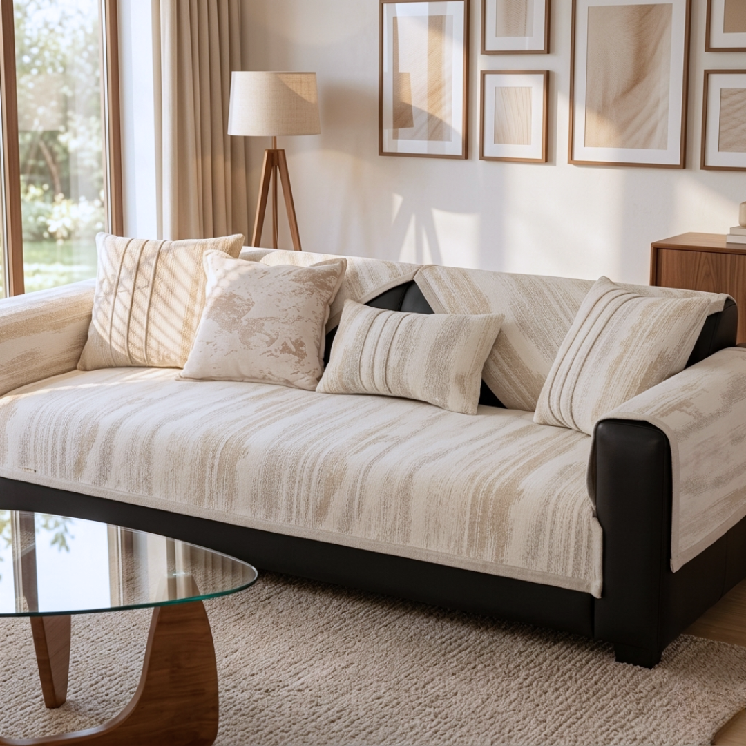 ノルディックシャドウソファカバー〔滑り止め付き〕