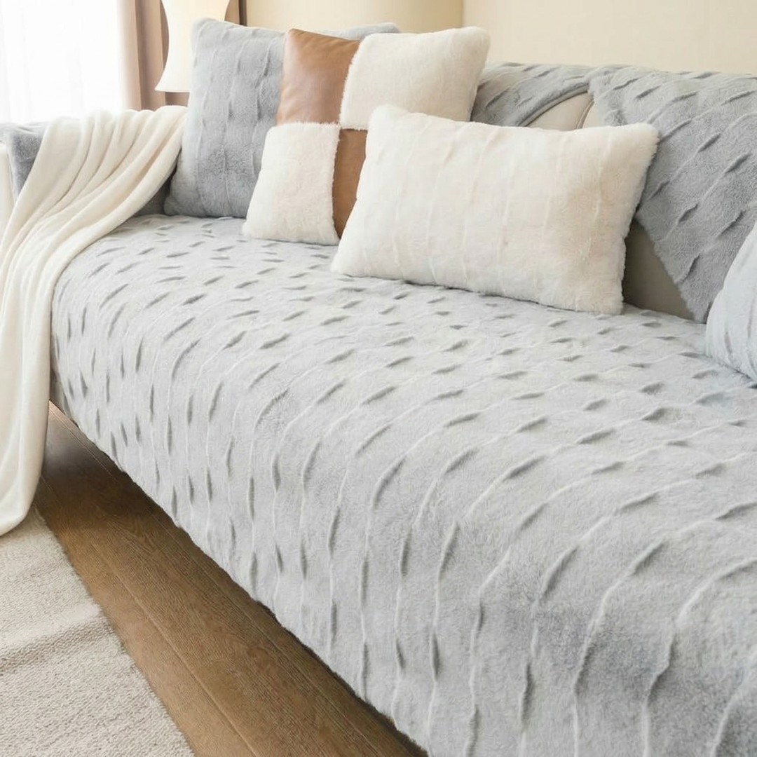 フロッフィームードソファカバー〔滑り止め付き〕