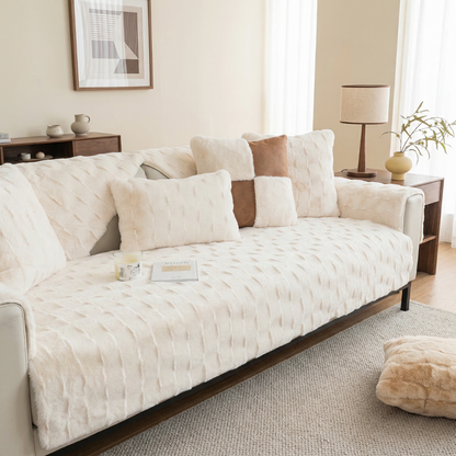 フロッフィームードソファカバー〔滑り止め付き〕