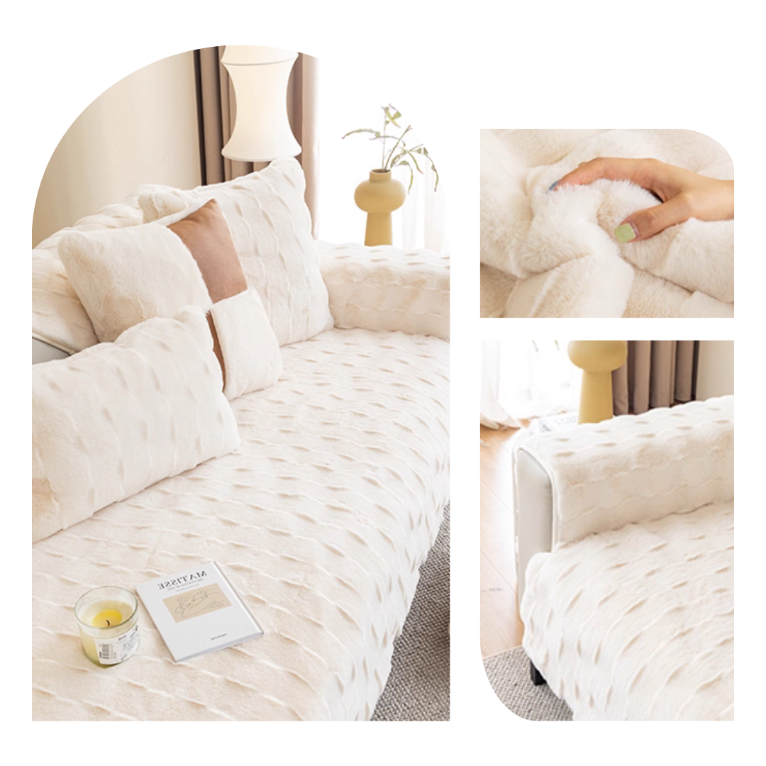 フロッフィームードソファカバー〔滑り止め付き〕