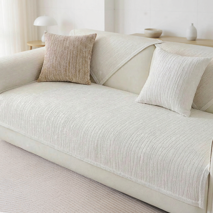 カームグレインソファカバー〔滑り止め付き〕
