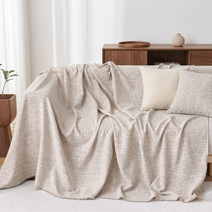 メランジュテクスチャソファカバー