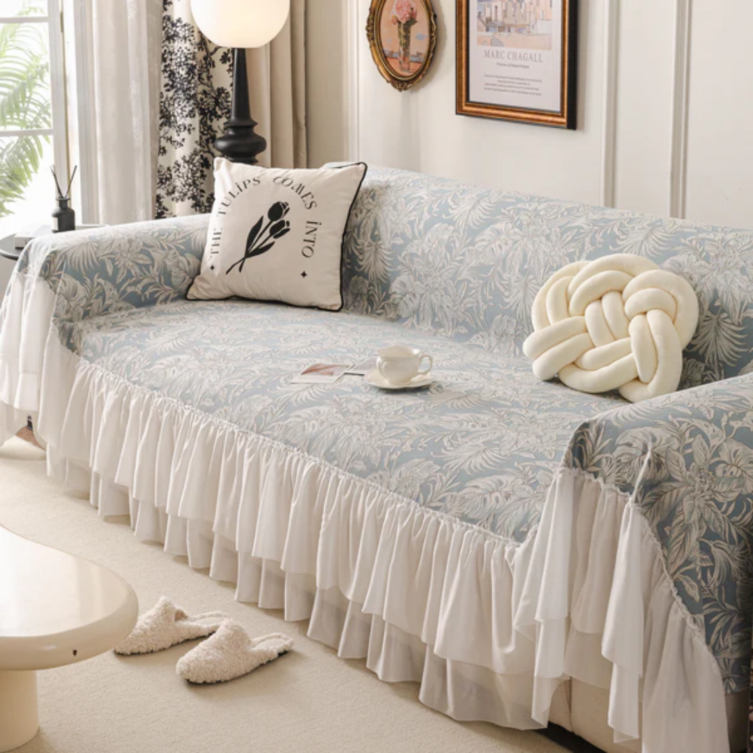 ブランフリルクラシカルソファカバー