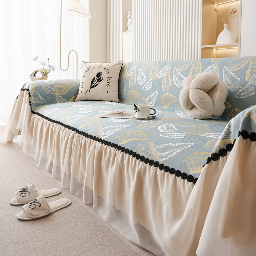 エレガントリーフソファカバー