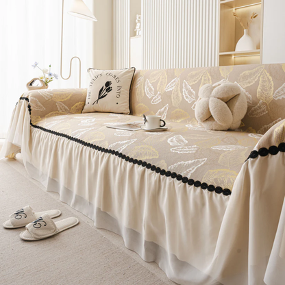 エレガントリーフソファカバー