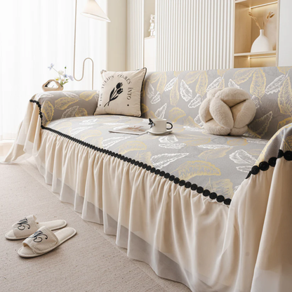 エレガントリーフソファカバー