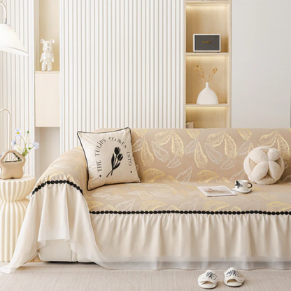 エレガントリーフソファカバー