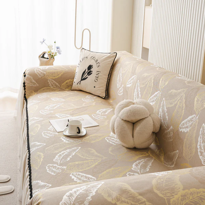 エレガントリーフソファカバー