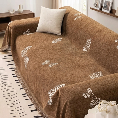 エレガントバタフライソファカバー