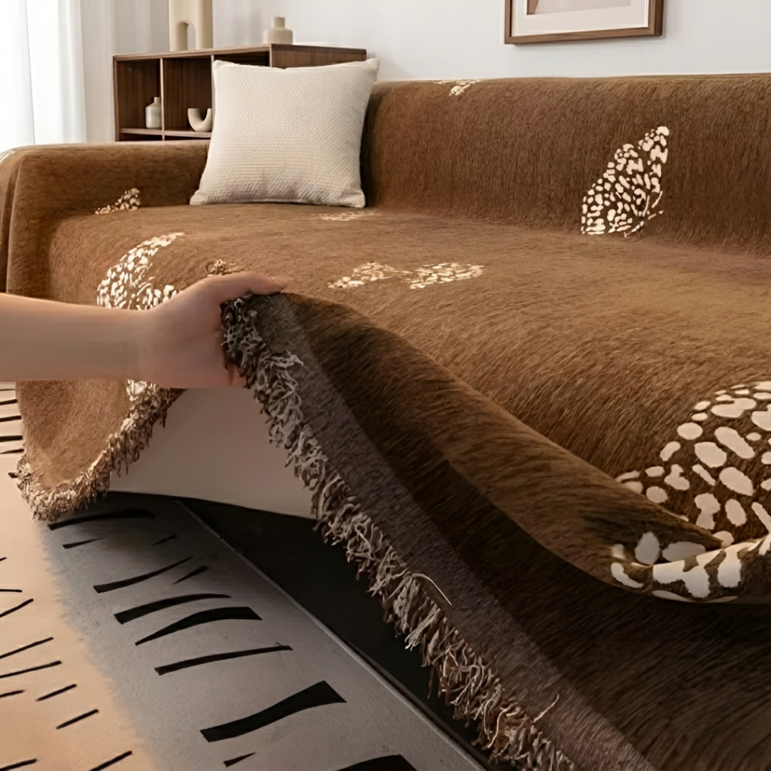 エレガントバタフライソファカバー