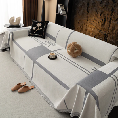 モダンリボンソファカバー