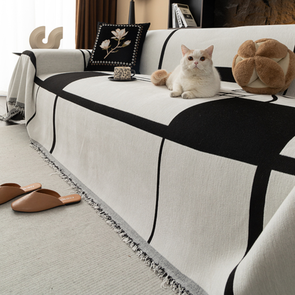 モダンリボンソファカバー