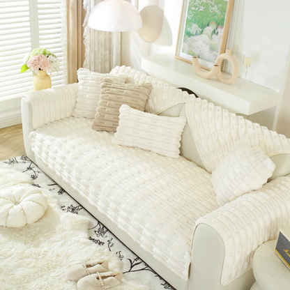 パフリュクスソファカバー〔滑り止め付き〕