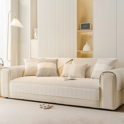 ノルディックテクスチャーソファカバー〔滑り止め付き〕