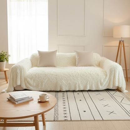 ノルディックフラッフィーソファカバー